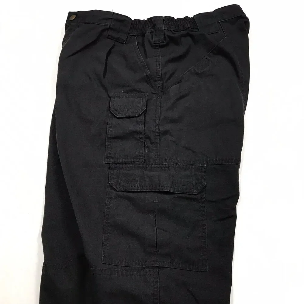 5.11 TACTICAL Taclite Pro Cargo Pant Men 36x33 Black Rip Stop Law Enforcement D - Picture 4 of 16